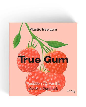 True Gum Hindbær Og Vanille