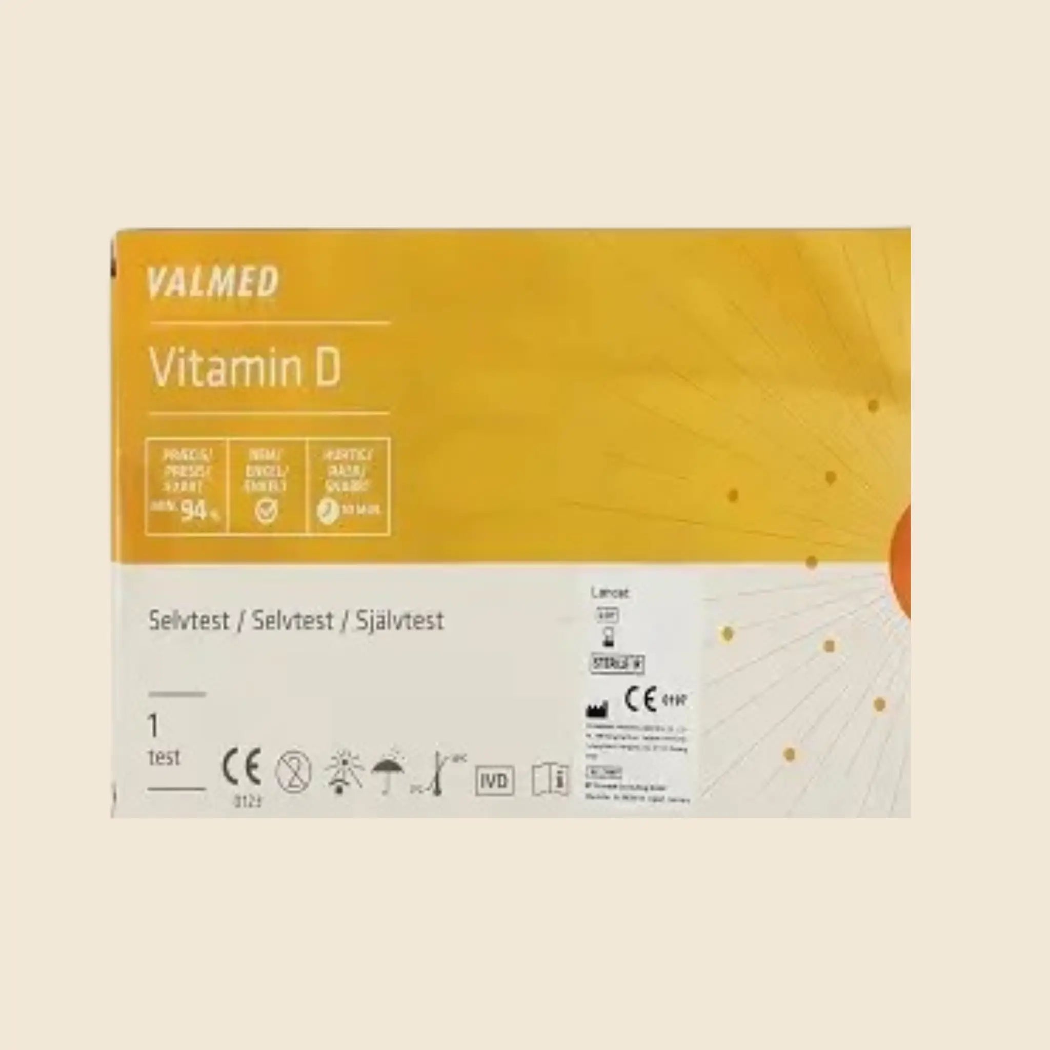 Valmed -vitamin Test Til Hjemmebrug