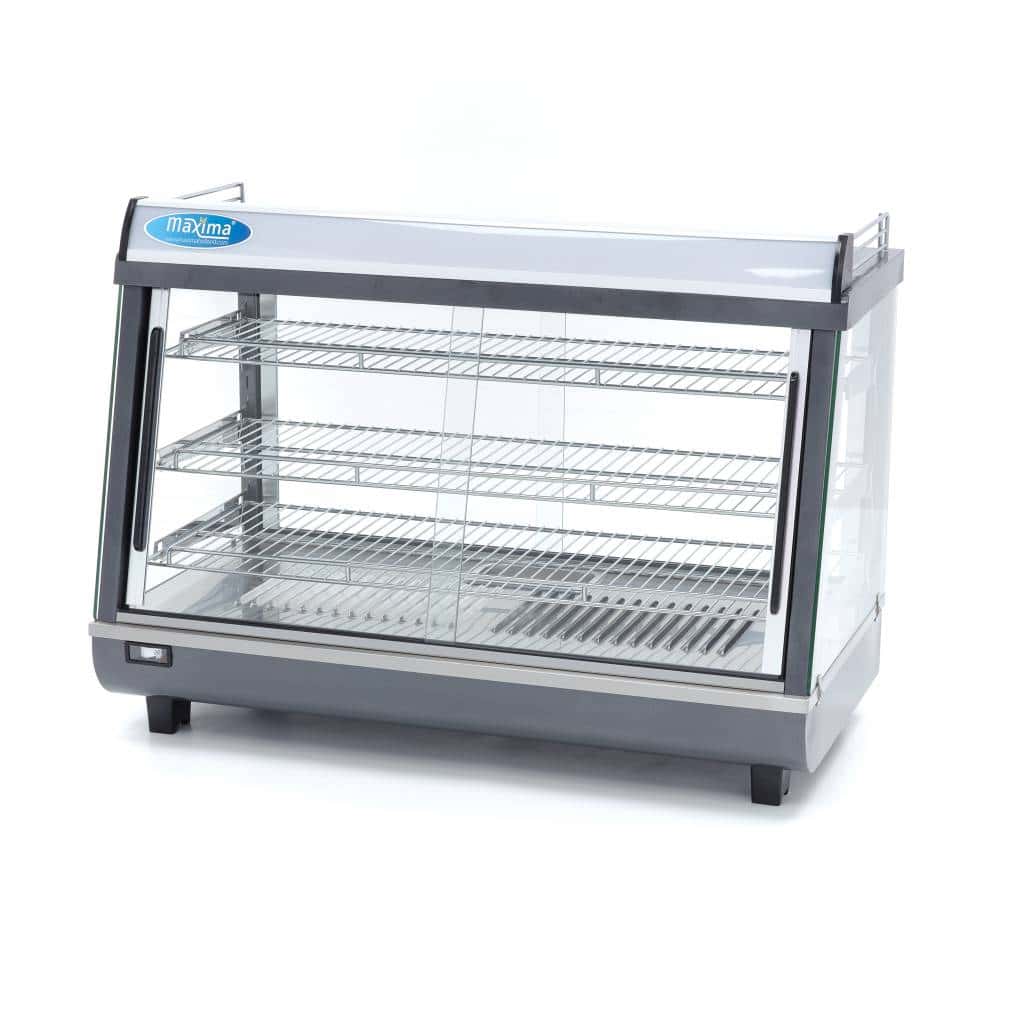 Varmemontre Maxima Rustfrit Stål Hot Display 136l