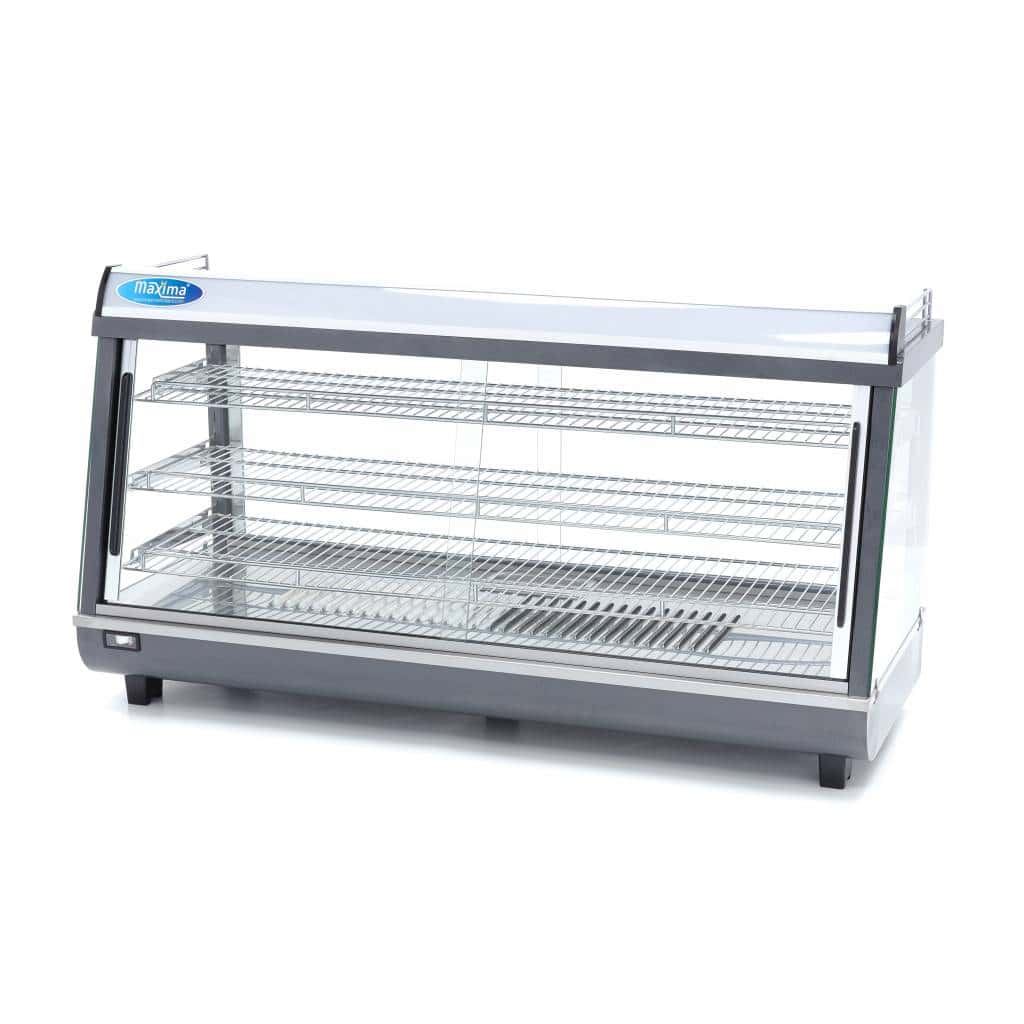 Varmemontre Maxima Rustfrit Stål Hot Display 186l