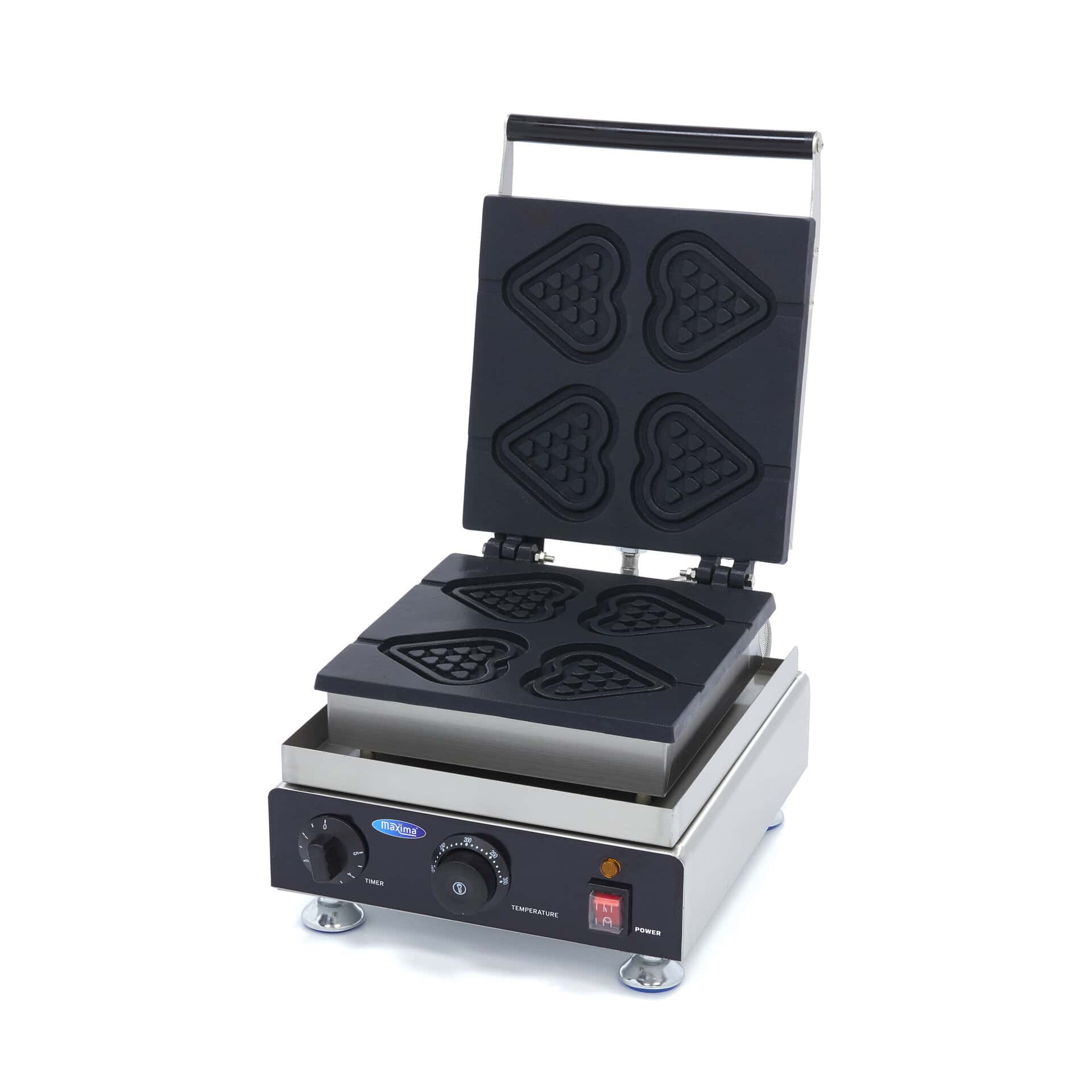 Waffle Iron Lollipop Waffle Hearts On Stick   Stk Maxima