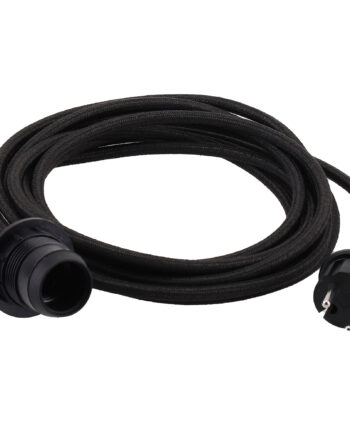 Watt Veke Kabel Til Udendørsbelysning   Meter  Sort