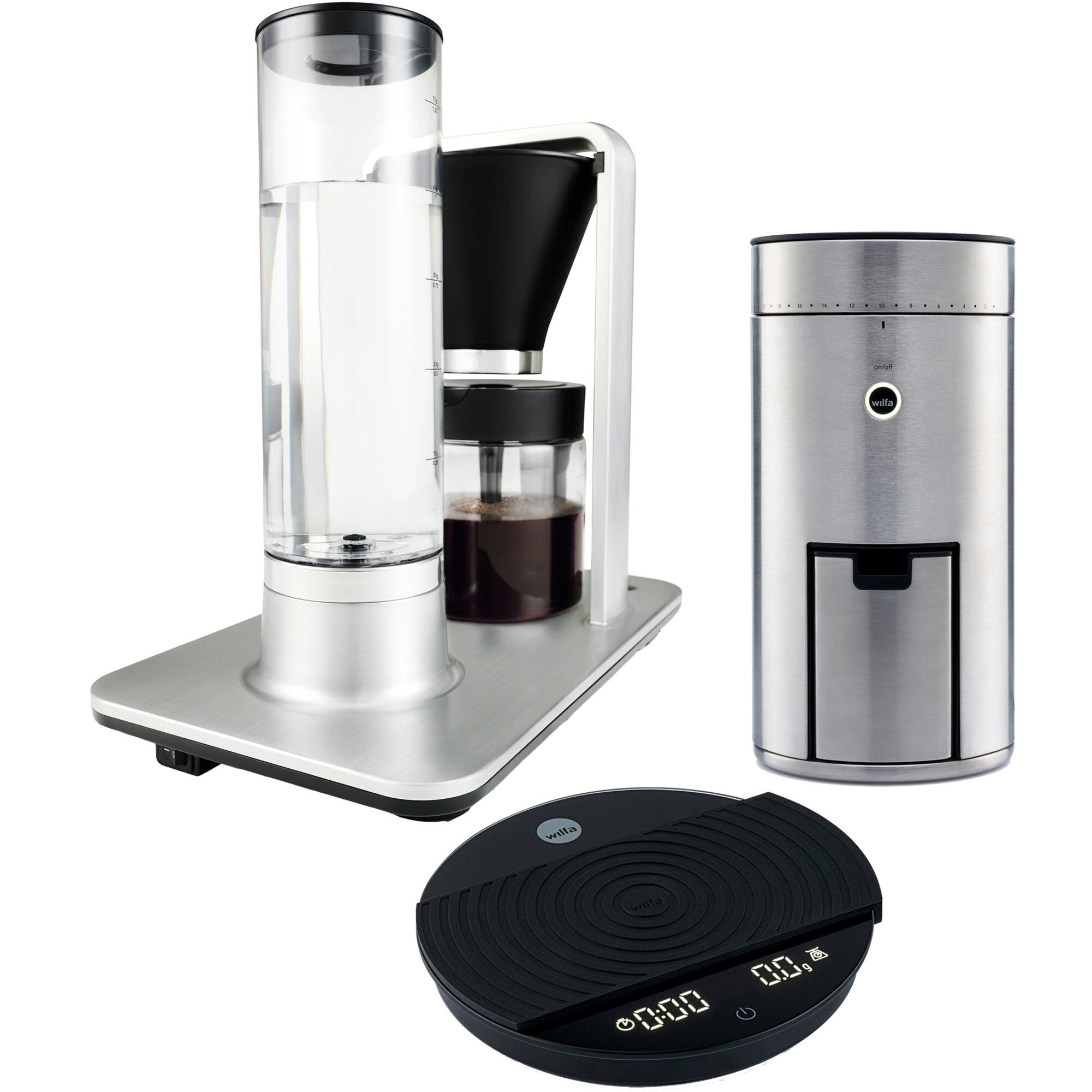 Wilfa Kaffemaskine Wsp-2a   Kaffekværn Wsfb-100s