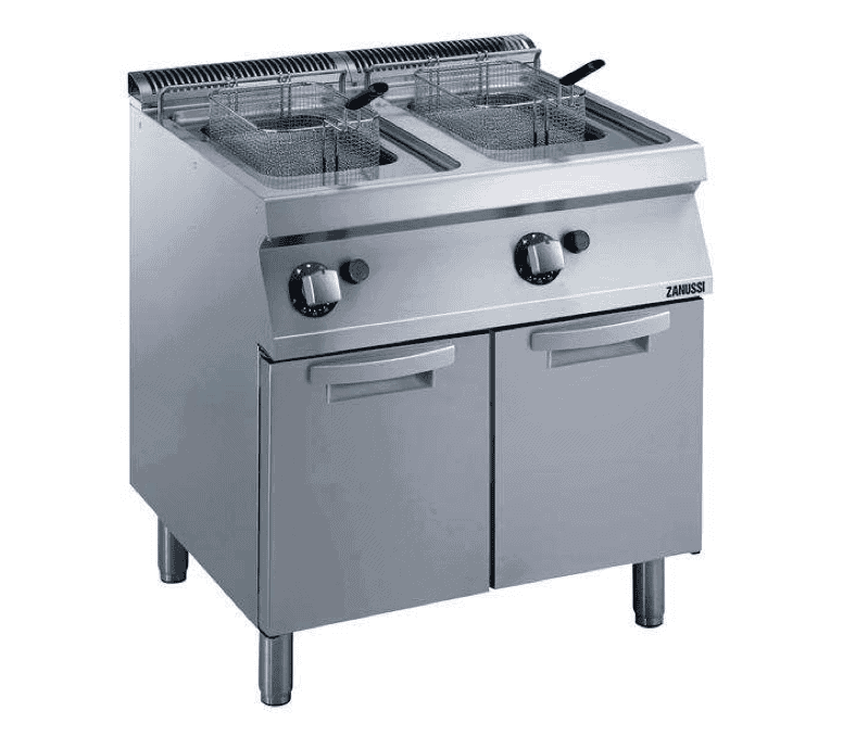 Zanussi Dobbelt Friture Med Underskab 2x7 Ltr Evo 700