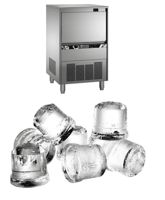 Zanussi Isterningmaskine  22    55 Kg 24 Timer  25 Kg Beholder  Luftkølet Med Afløbspumpe