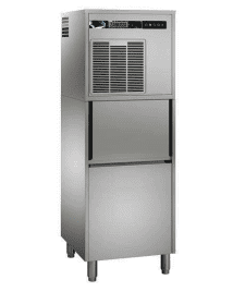 Zanussi Isterningmaskine Granulat-is 182 Kg 24 Timer  64 Kg Beholder Luftkølet