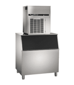 Zanussi Isterningmaskine Granulat-is 655 Kg 24 Timer  340 Kg Beholder Luftkølet