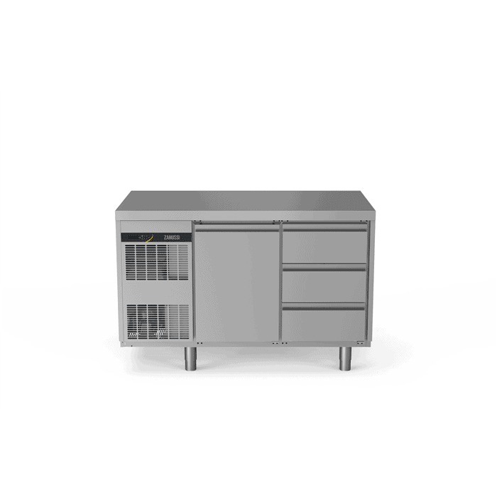 Zanussi Kølebord 290l   Låge  3x Skuffer