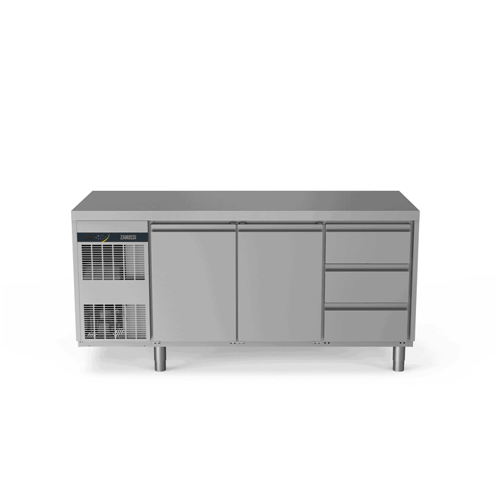 Zanussi Kølebord 440l   Låger 3x Skuffer
