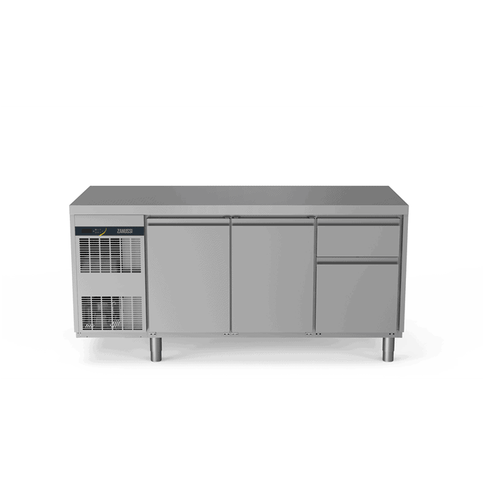 Zanussi Kølebord 440l   Låger  1x 1x Skuffer