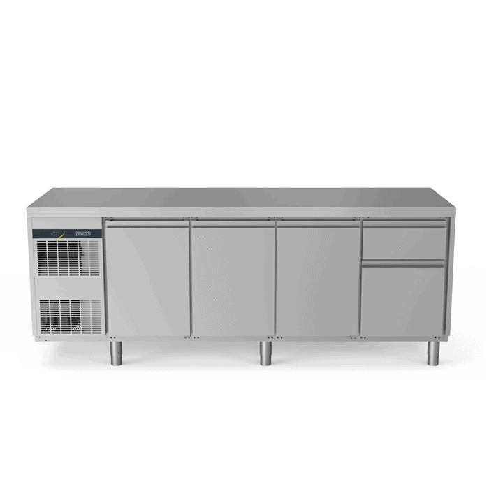 Zanussi Kølebord 590l   Låger 1x 1x Skuffer
