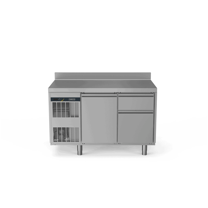 Zanussi Kølebord 290l Med Bagkant   Låge 2x Skuffer