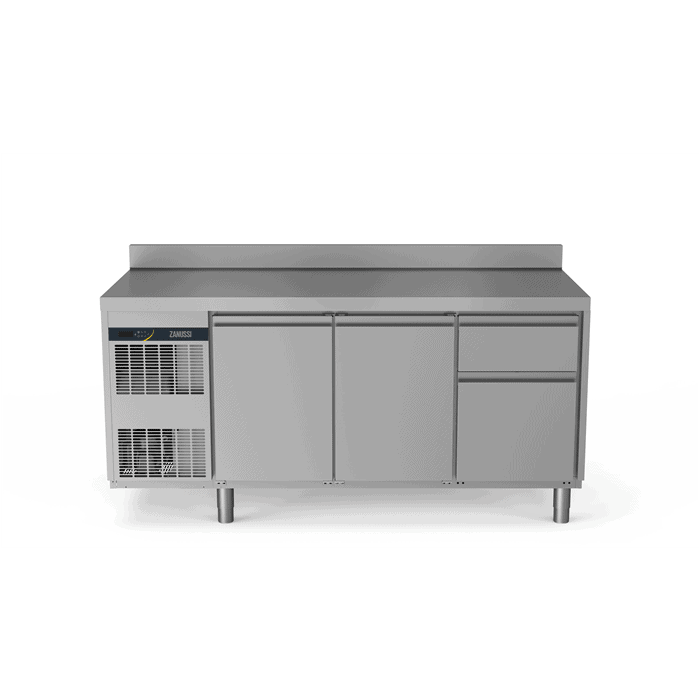 Zanussi Kølebord 440l Med Bagkant   Låger 1x 1x Skuffer