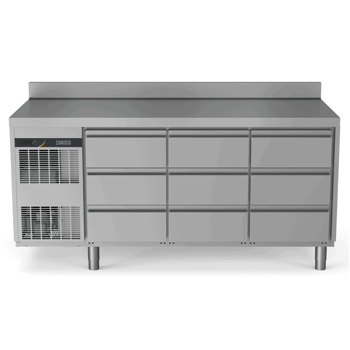 Zanussi Kølebord 440l Med Bagkant   Skuffer