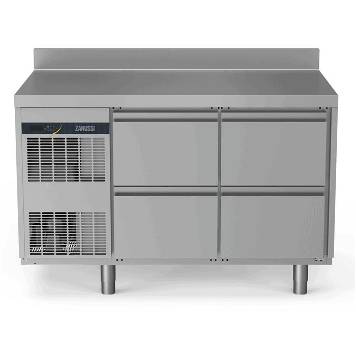 Zanussi Kølebord 290l Med Bagkant 4x  Skuffer
