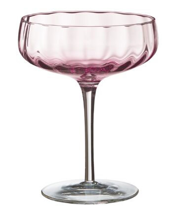 Aida Champagne Cocktailglas  Rød