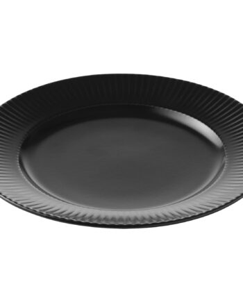 Aida Groovy Desserttallerken 21 Cm  Sort