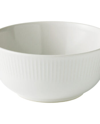 Aida Groovy Skål 14   Cm  Hvid