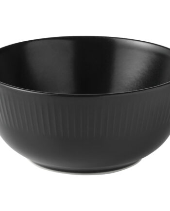 Aida Groovy Skål 14   Cm  Sort