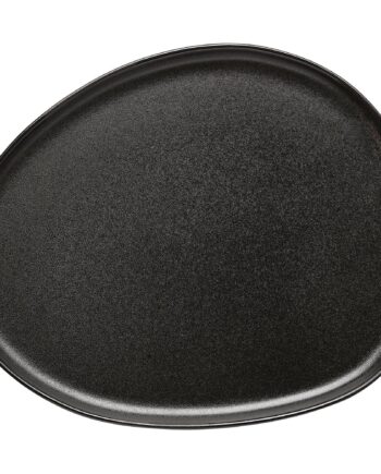 Aida Raw Organic Frokosttallerken  24x21 Cm  Titanium Black