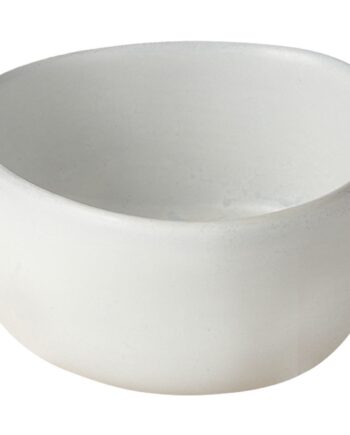 Aida Raw Organic Skål  12x10x5 Cm  Arctic White