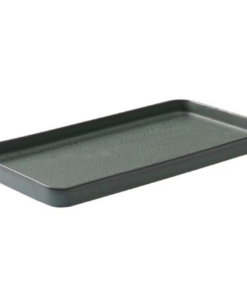 Aida Raw Rektangulær Tallerken Northern Green 34x18 Cm