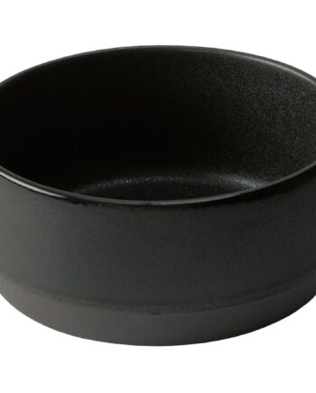 Aida Raw Skål  13   Cm  Titanium Black