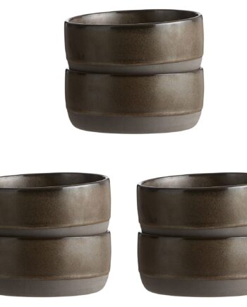 Aida Raw Skål  Metallic Brown    Stk