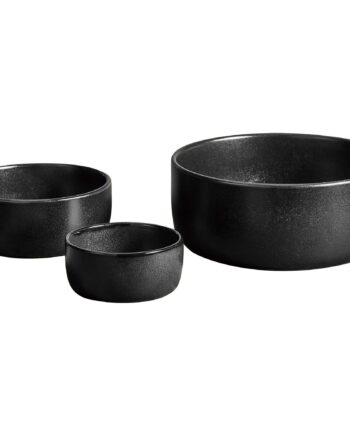 Aida Raw Skålesæt   Dele  Titanium Black
