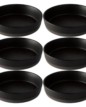 Aida Raw Suppetallerken   Stk  Titanium Black