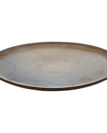 Aida Raw Tallerken  23 Cm  Metallic Brown