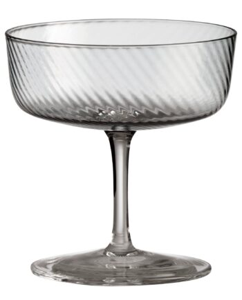 Aida Raw Unique Swirl Champagneglas 25 Cl  Grå