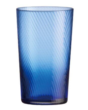 Aida Raw Unique Swirl Highballglas 45 Cl  Mørkblå