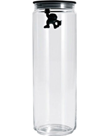 Alessi Gianni Glaskrukke Med Låg  200 Cl  Sort