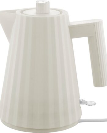Alessi Mdl06 Plissé Elkedel   Liter  Hvid
