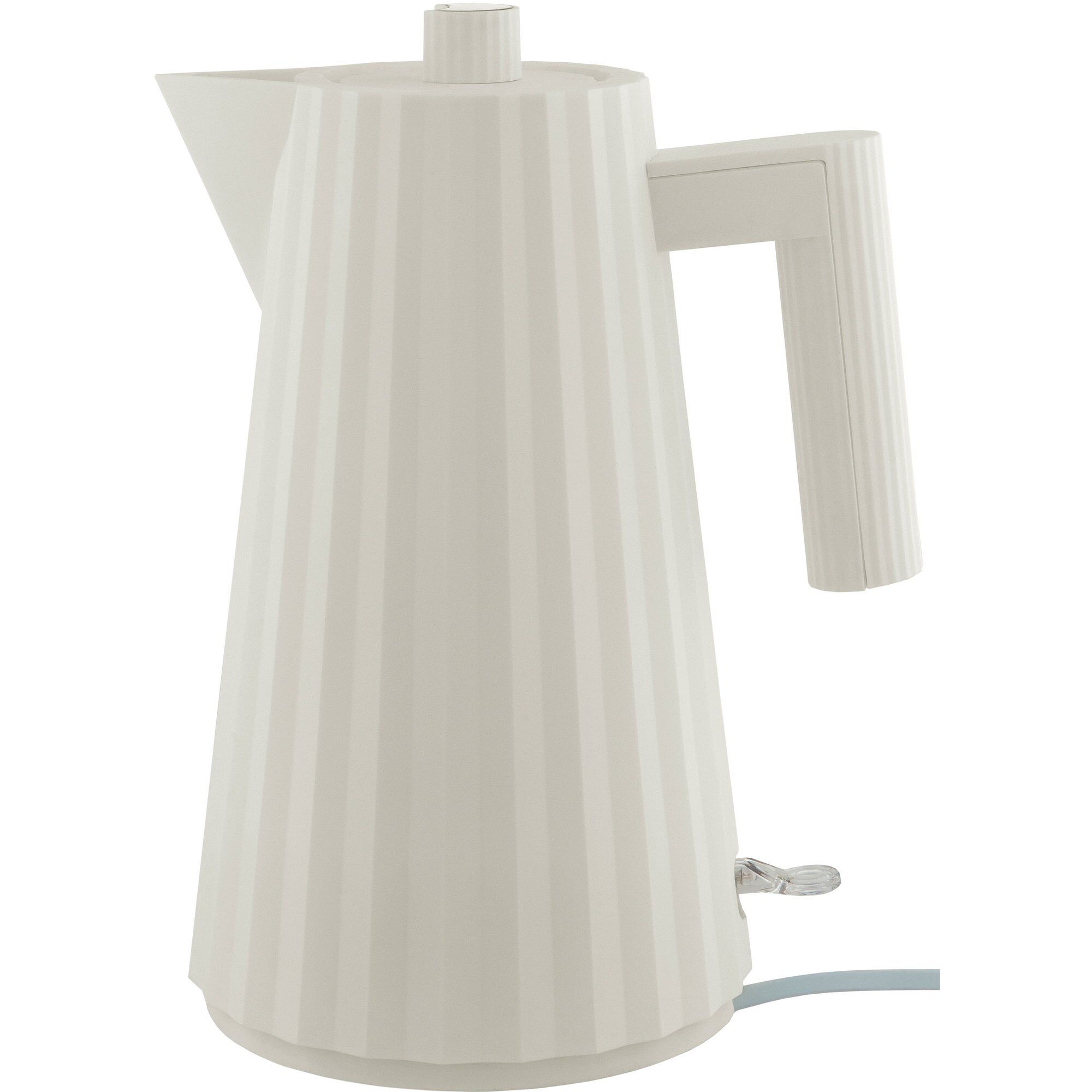 Alessi Mdl06 Plissé Elkedel Liter Hvid