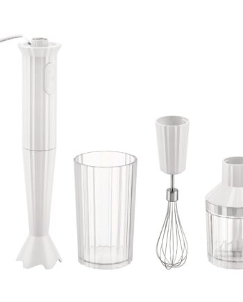 Alessi Mdl10s Plissé Stavblendersæt  Hvid