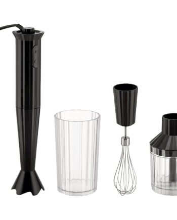 Alessi Mdl10s Plissé Stavblendersæt   Sort
