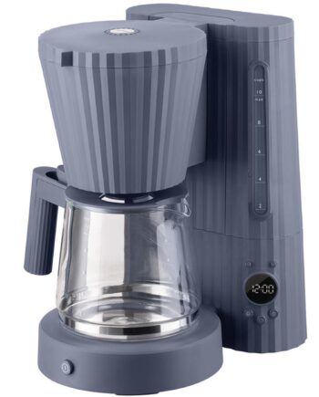 Alessi Plissé Kaffemaskine  Grå