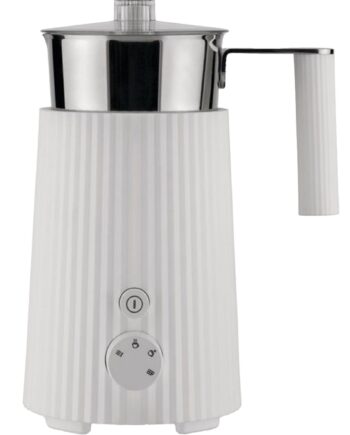 Alessi Plissé Multi-function Mælkeskummer Til Induktion  Hvid