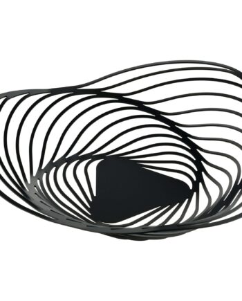 Alessi Trinity Serveringskurv Sort ø43cm