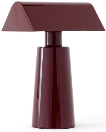 Andtradition  Tradition Caret Mf1 Bærbar Lampe  Burgunder