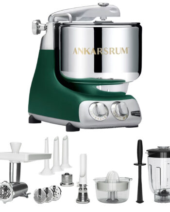 Ankarsrum Akm 6230 Køkkenmaskine   Deluxe Pakke  Forest Green