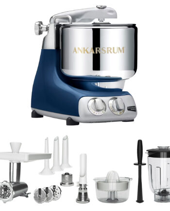 Ankarsrum Akm 6230 Køkkenmaskine   Deluxe Pakke  Ocean Blue