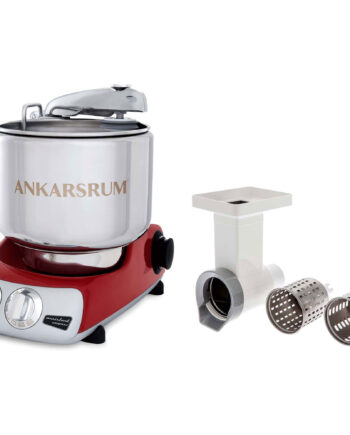 Ankarsrum Assistent Akm 6230 Røremaskine   Grøntsagssnitter  Rød