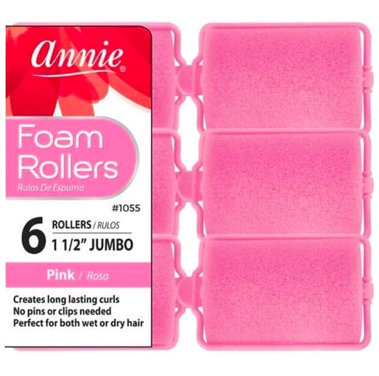 Annie Jumbo Foam Rollers Pink   Stk