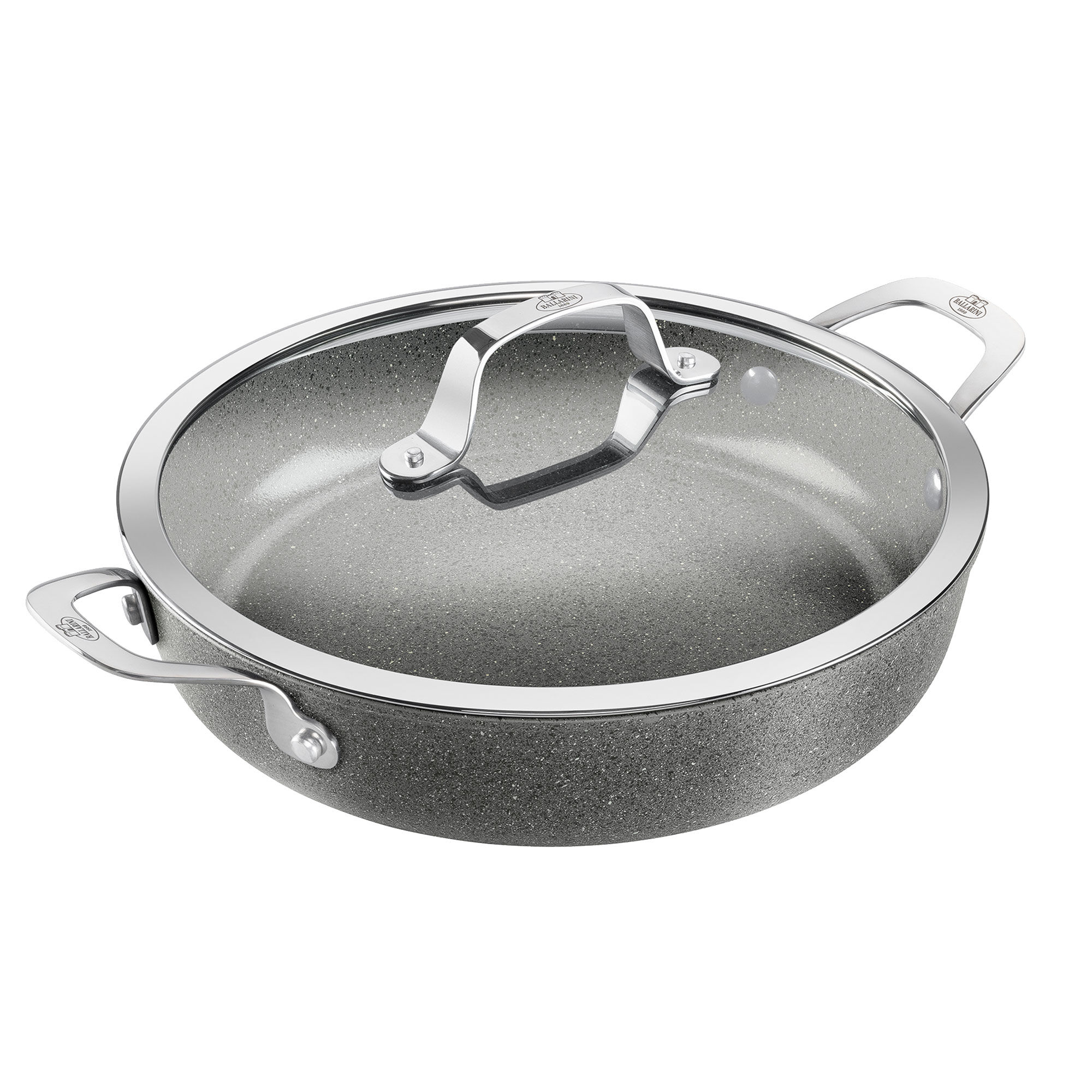 Ballarini Salina Serveringspande Med Låg 28 Cm  Aluminium