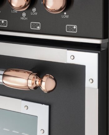 Bertazzoni Heritage Dekorativt Sæt Emhætte   Komfur  Kobber