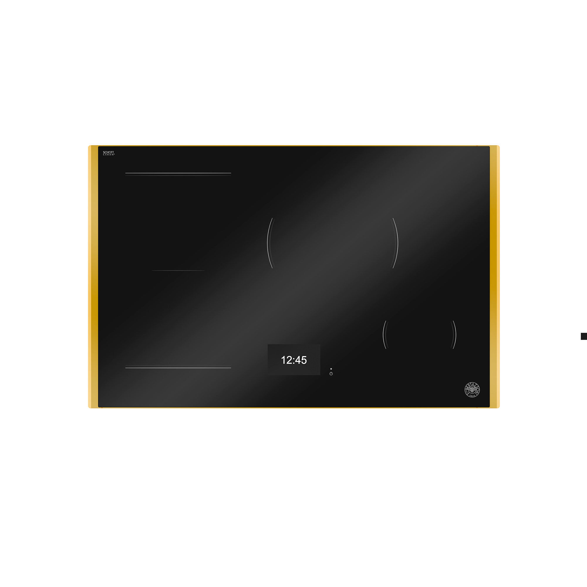 Bertazzoni P784i1m37gt Super-premium Induktionskogeplade 78 Cm Med Guldramme    Zoner