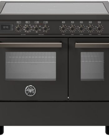 Bertazzoni Pro95i2ecat Professional Induktionskomfur Med Dobbeltovn 90 Cm  Mat Sort